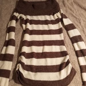 Love Rocks sweater/dress ,size small .